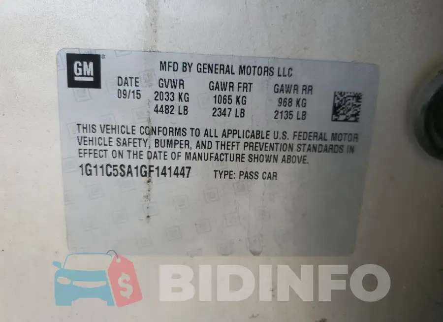 1G11C5SA1GF141447 Photo# 12