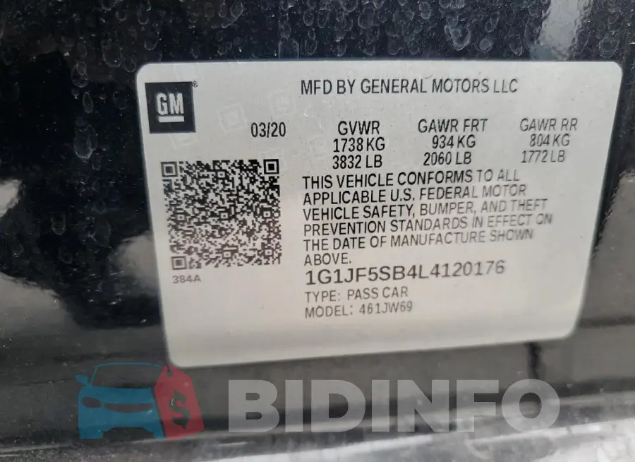 1G1JF5SB4L4120176 Photo# 12
