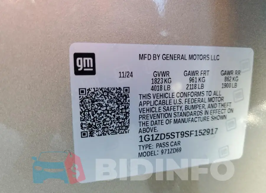 1G1ZD5ST9SF152917 Photo# 12