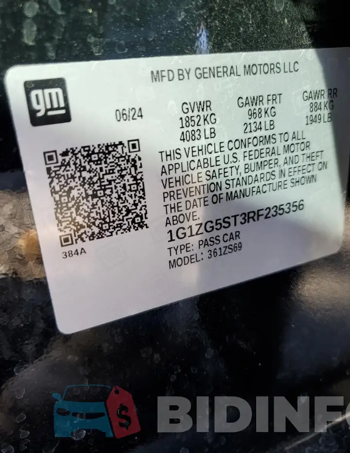 1G1ZG5ST3RF235356 Photo# 13