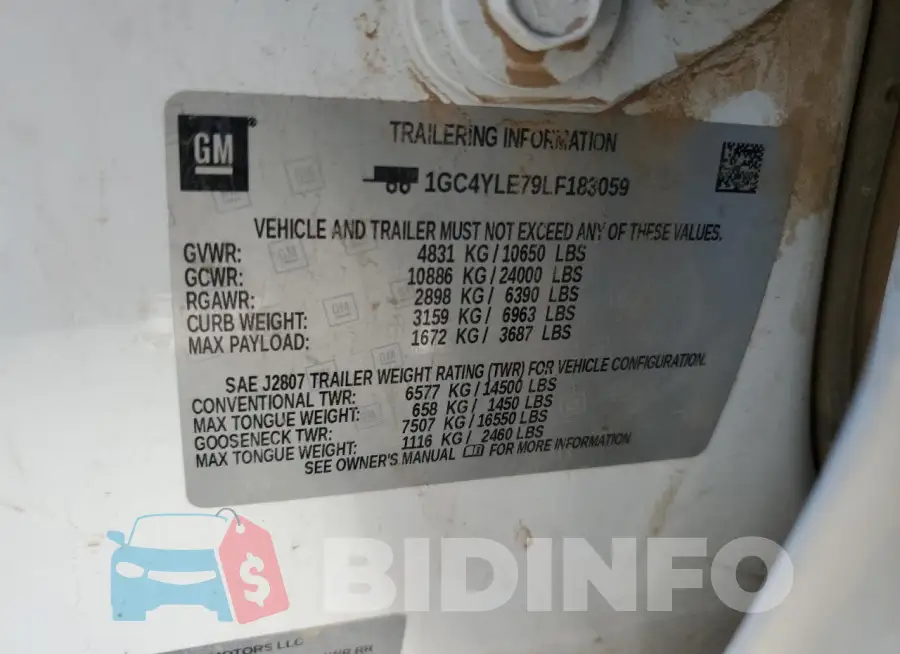 1GC4YLE79LF183059 Photo# 12