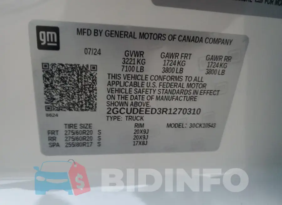 2GCUDEED3R1270310 Photo# 12