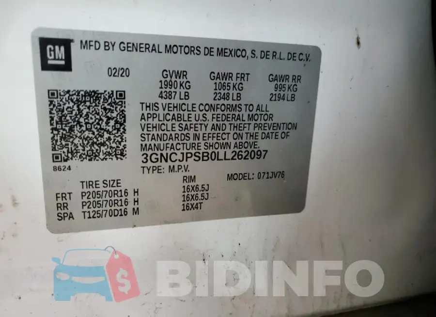 3GNCJPSB0LL262097 Photo# 13