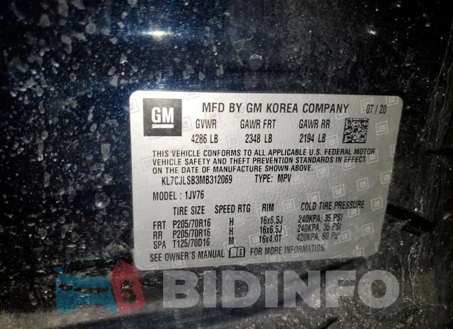 KL7CJLSB3MB312069 Photo# 13
