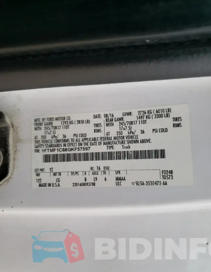1FTMF1C88GKF57597 Photo# 12