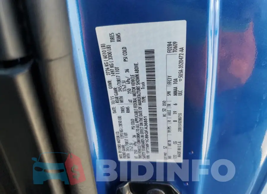 1FTMF1C89GFA36851 Photo# 13