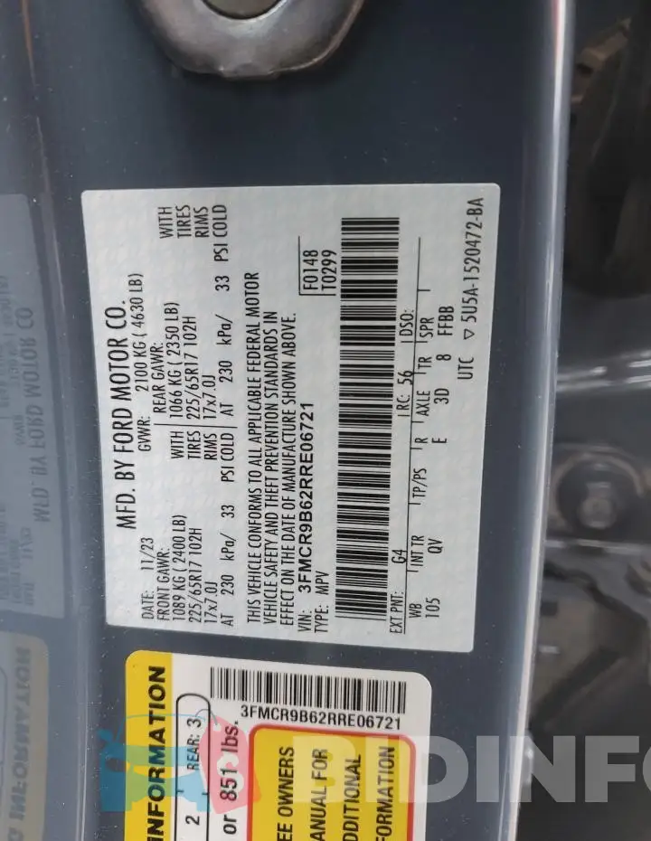 3FMCR9B62RRE06721 Photo# 14