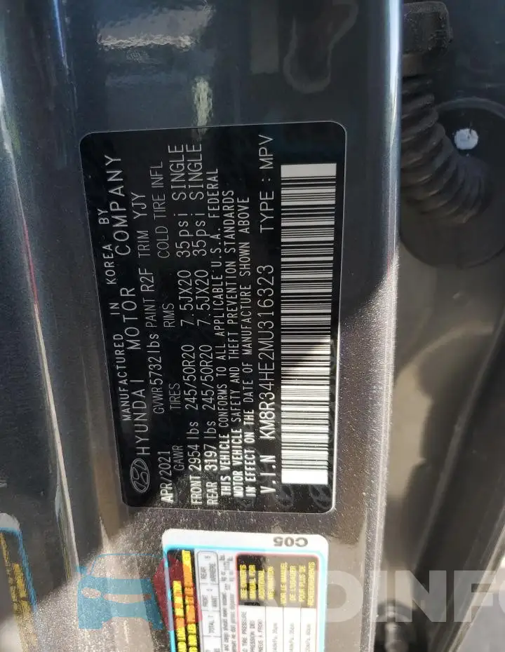 KM8R34HE2MU316323 Photo# 13
