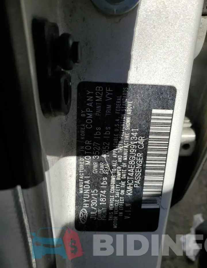 KMHCT4AE8GU991341 Photo# 12