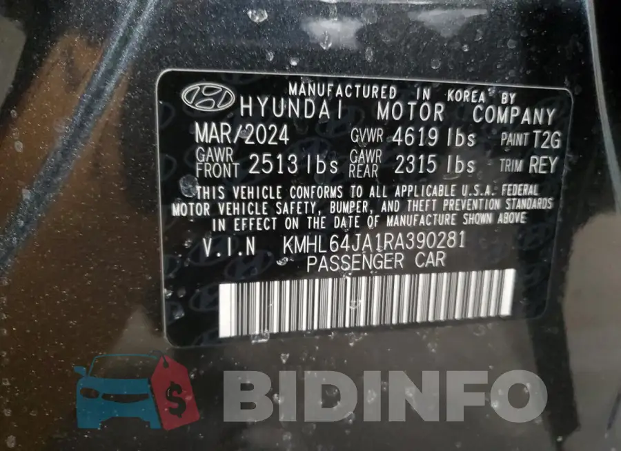 KMHL64JA1RA390281 Photo# 13