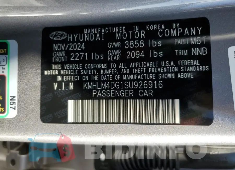 KMHLM4DG1SU926916 Photo# 12