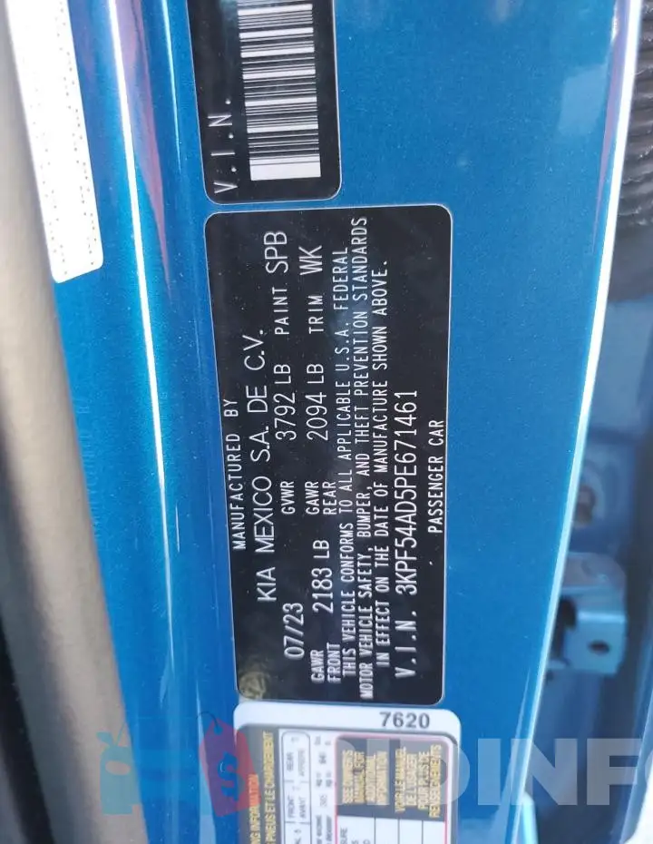3KPF54AD5PE671461 Photo# 13