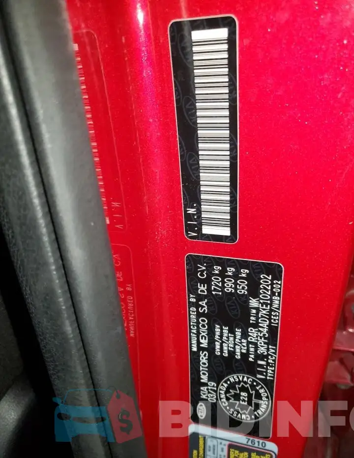 3KPF54AD7KE102202 Photo# 13