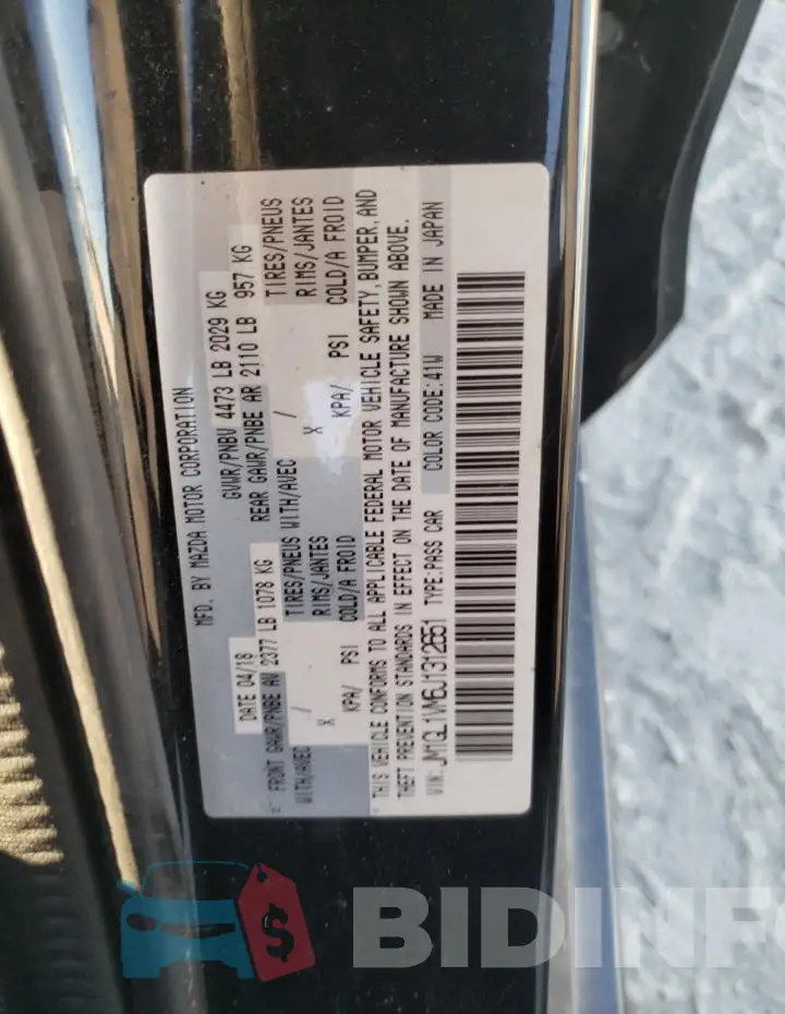 JM1GL1VM6J1312651 Photo# 12