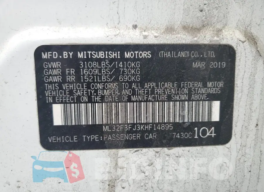 ML32F3FJ3KHF14895 Photo# 12