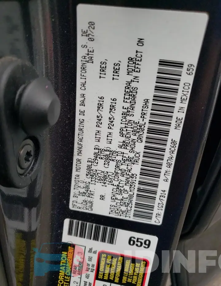 3TMCZ5AN8LM359155 Photo# 13