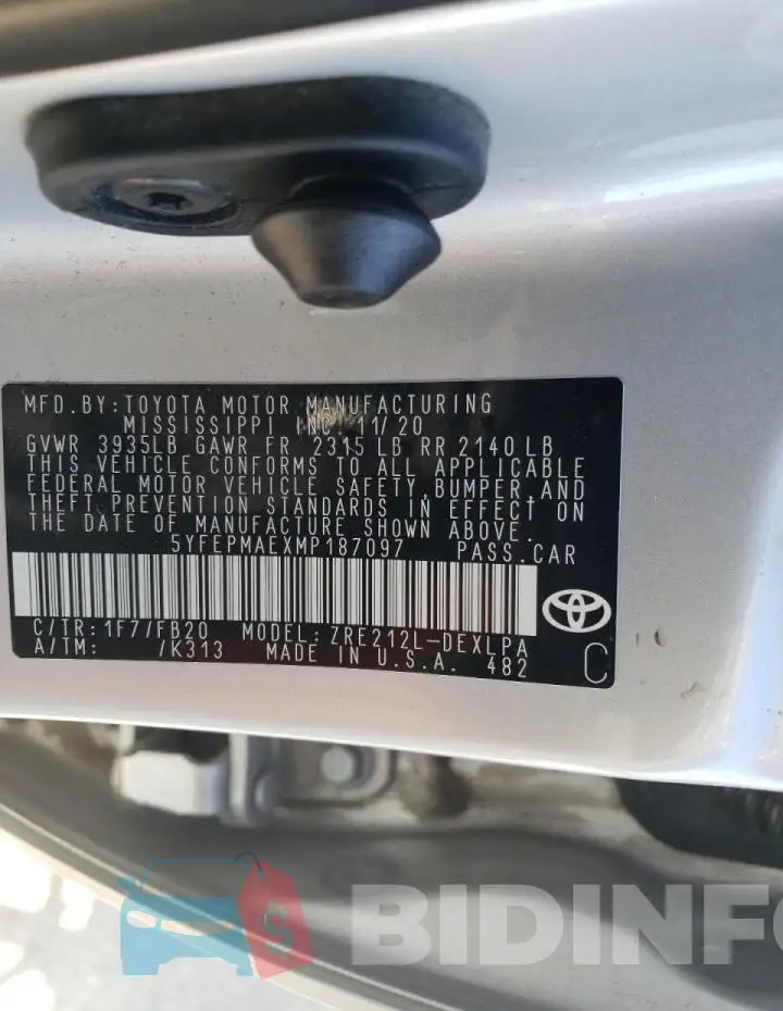 5YFEPMAEXMP187097 Photo# 12