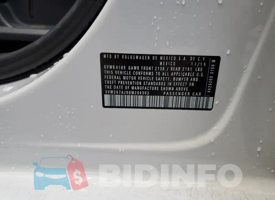 3VW267AJ9GM294302 Photo# 12