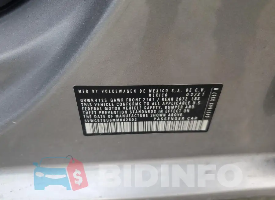 3VWC57BU6MM042602 Photo# 12