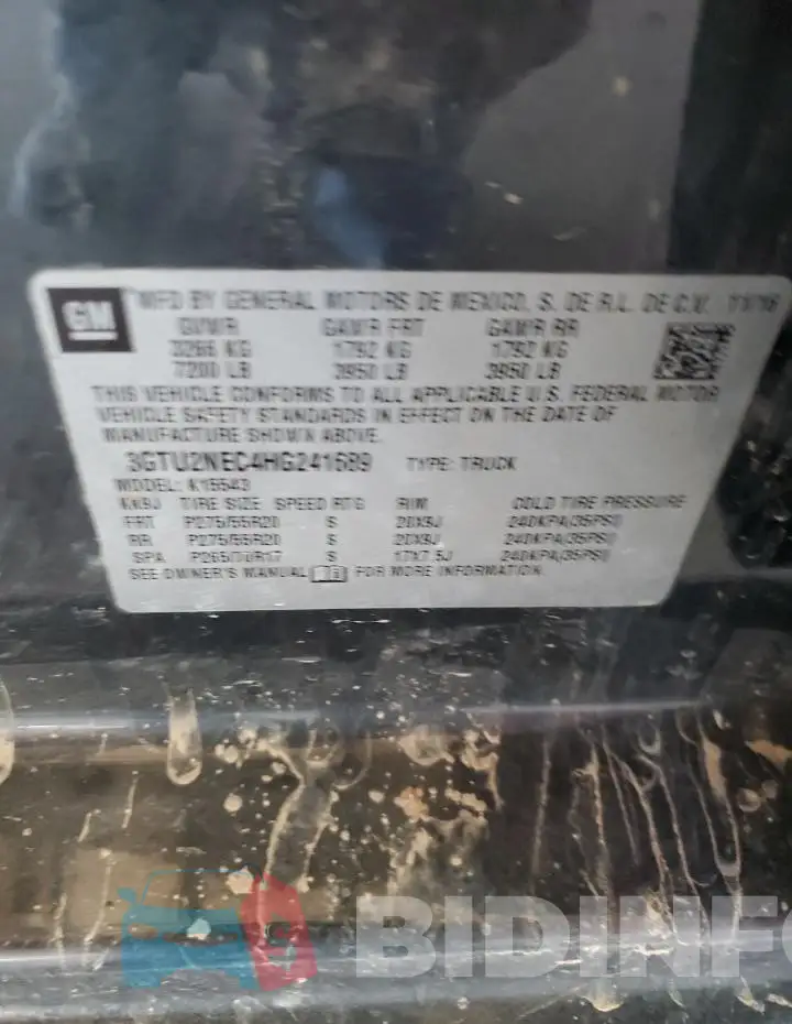 3GTU2NEC4HG241689 Photo# 12