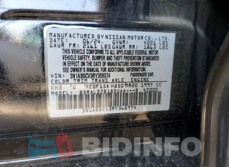 3N1AB8CV3RY368974 Photo# 12