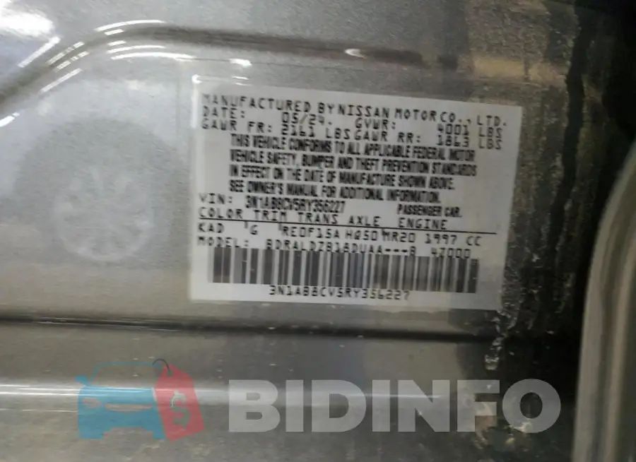 3N1AB8CV5RY356227 Photo# 12