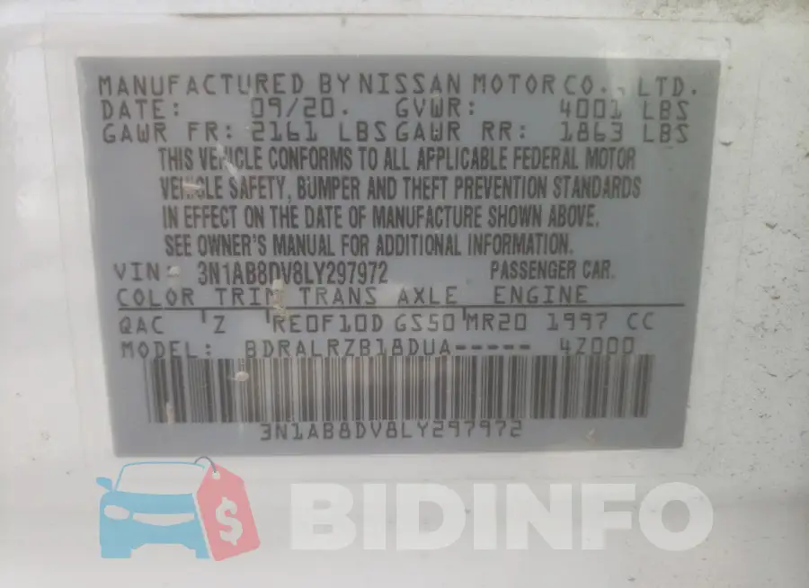3N1AB8DV8LY297972 Photo# 12
