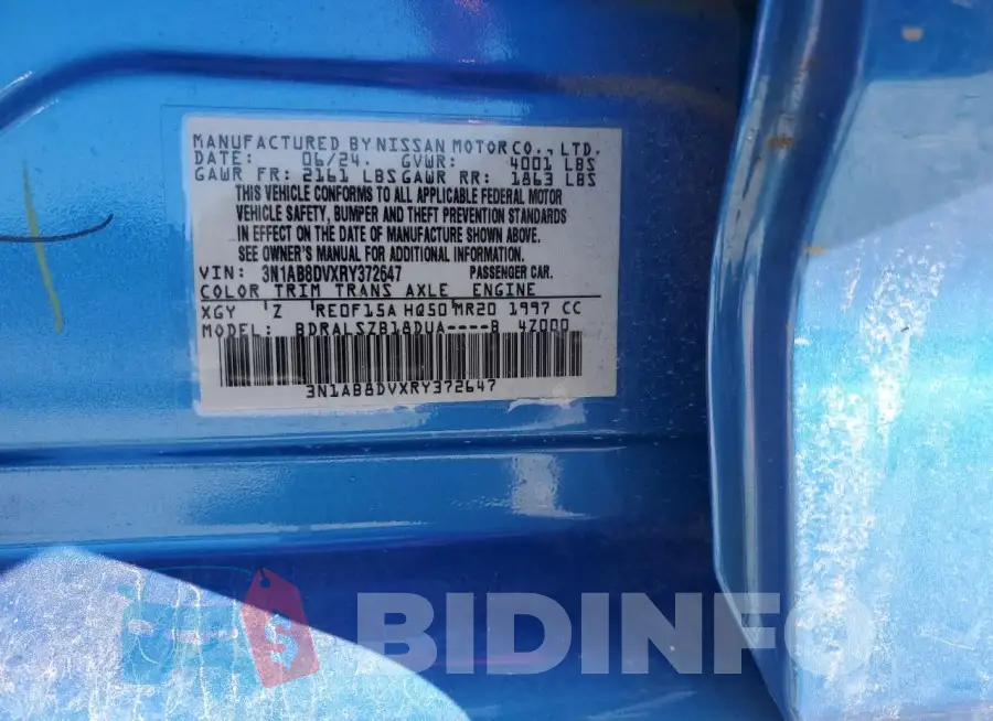 3N1AB8DVXRY372647 Photo# 12