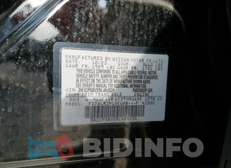 3N1CP5BV2RL484531 Photo# 13