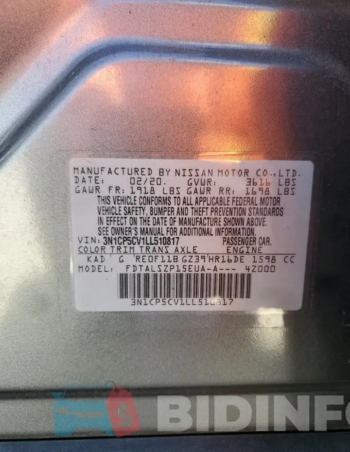 3N1CP5CV1LL510817 Photo# 13