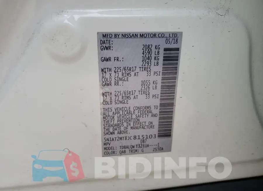 5N1AT2MT8JC815103 Photo# 13