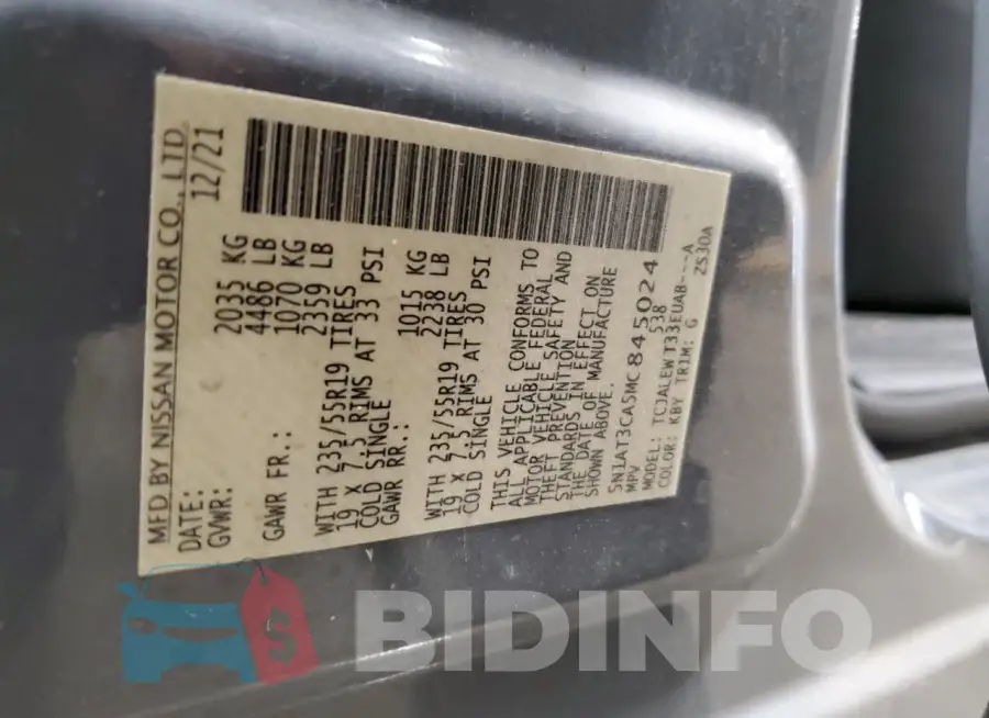 5N1AT3CA5MC845024 Photo# 13