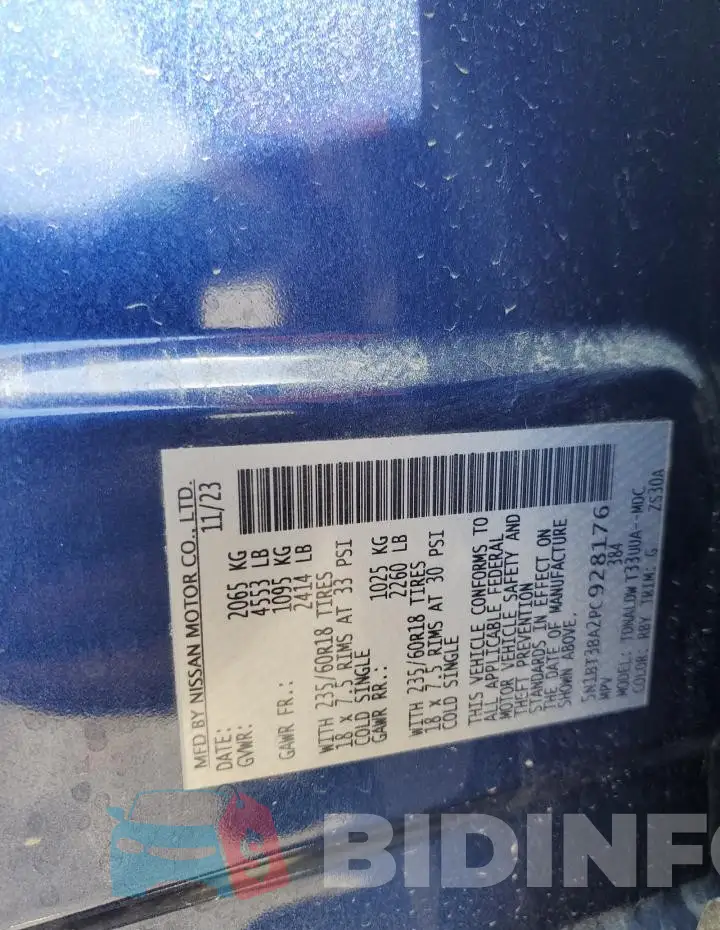 5N1BT3BA2PC928176 Photo# 13
