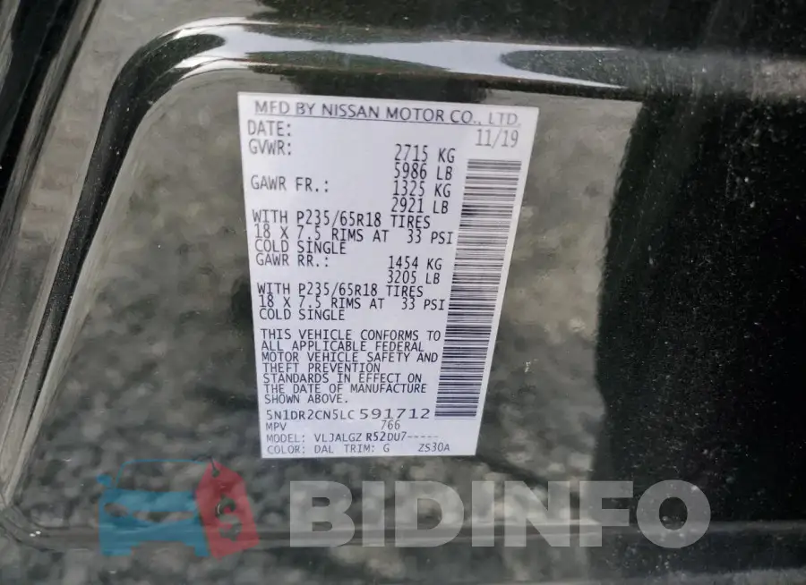 5N1DR2CN5LC591712 Photo# 14