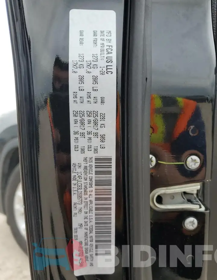 1C4PJLCB3LD595773 Photo# 13