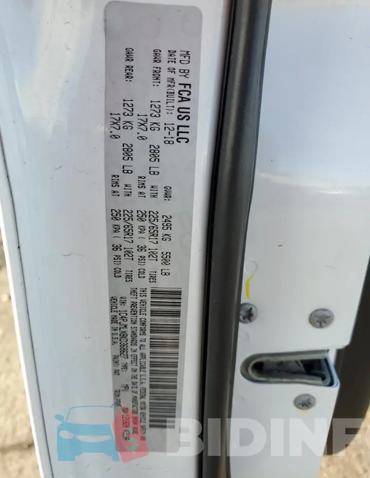 1C4PJMLX8KD368627 Photo# 12