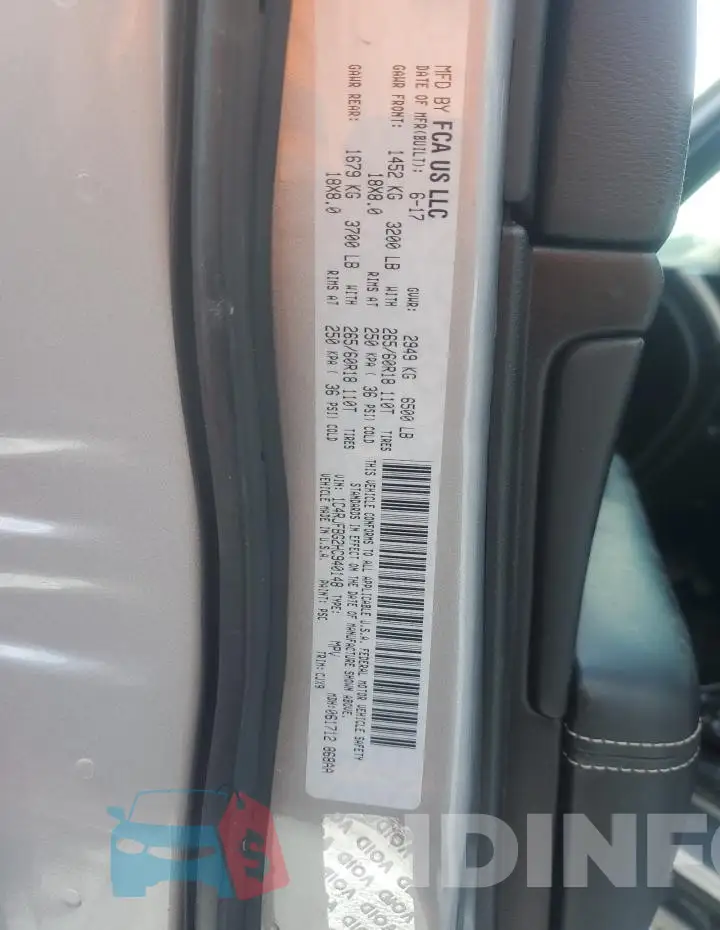 1C4RJFBG2HC940148 Photo# 13