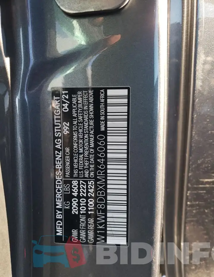 W1KWF8DBXMR646060 Photo# 12