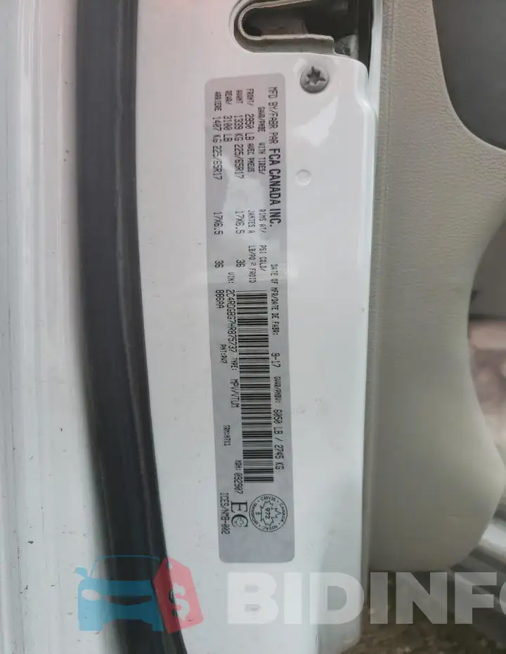 2C4RDGBG7HR875737 Photo# 13