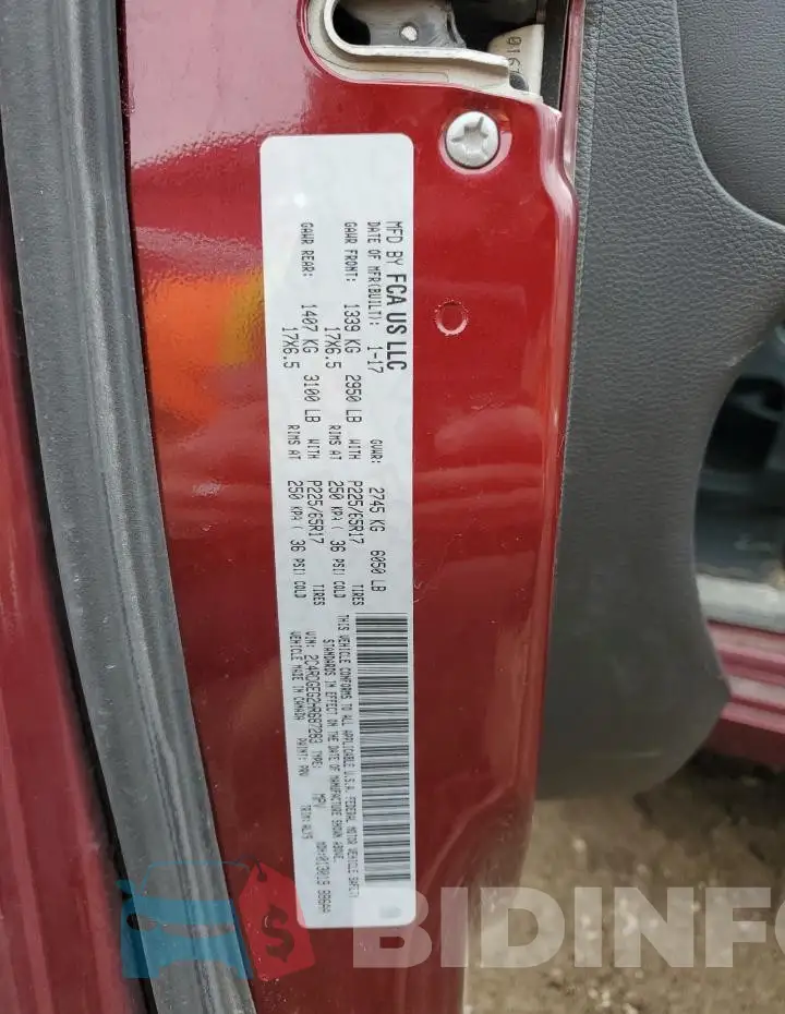 2C4RDGEG2HR687283 Photo# 13