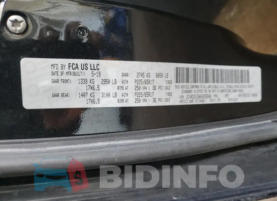 2C4RDGEG8KR692608 Photo# 13