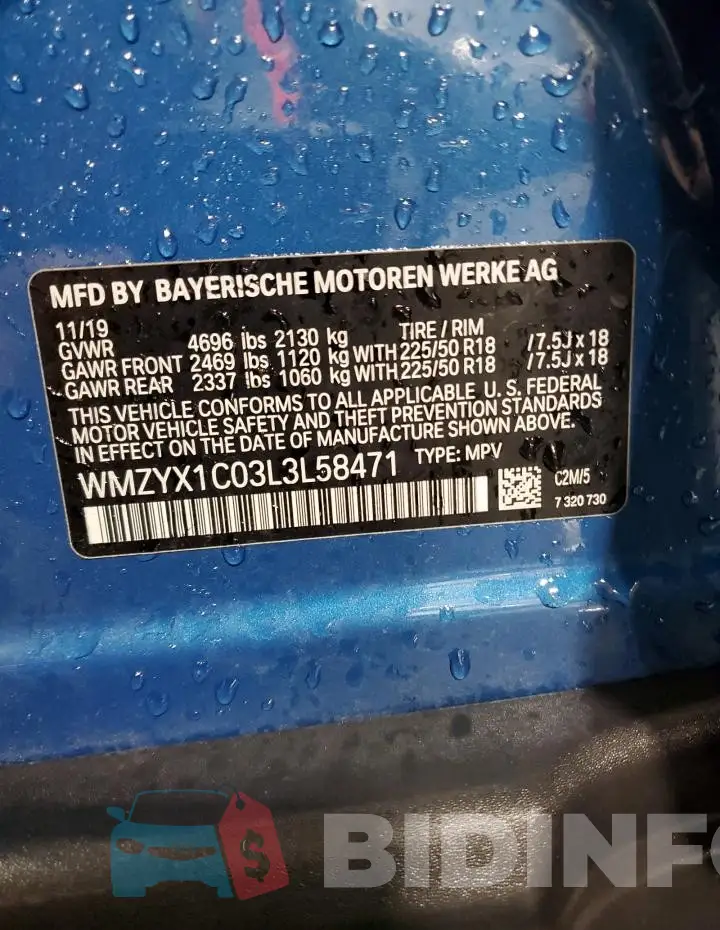 WMZYX1C03L3L58471 Photo# 13
