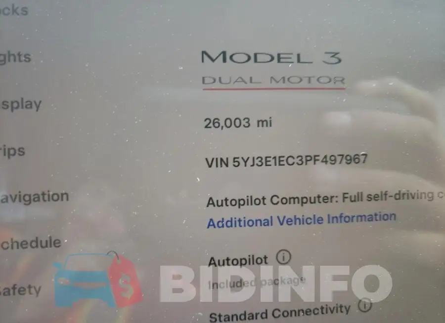 5YJ3E1EC3PF497967 Photo# 9