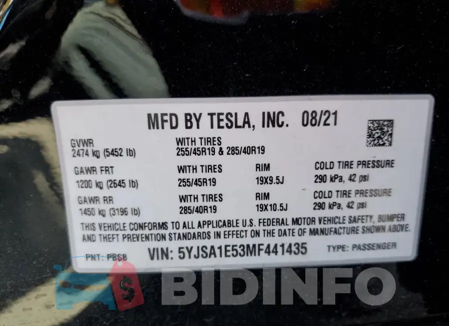 5YJSA1E53MF441435 Photo# 13