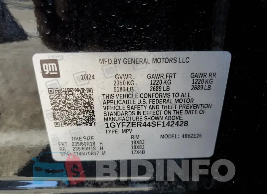 1GYFZER44SF142428 Photo# 13