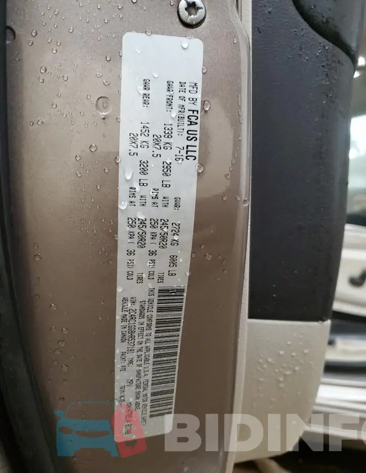 2C4RC1GG8HR537191 Photo# 13