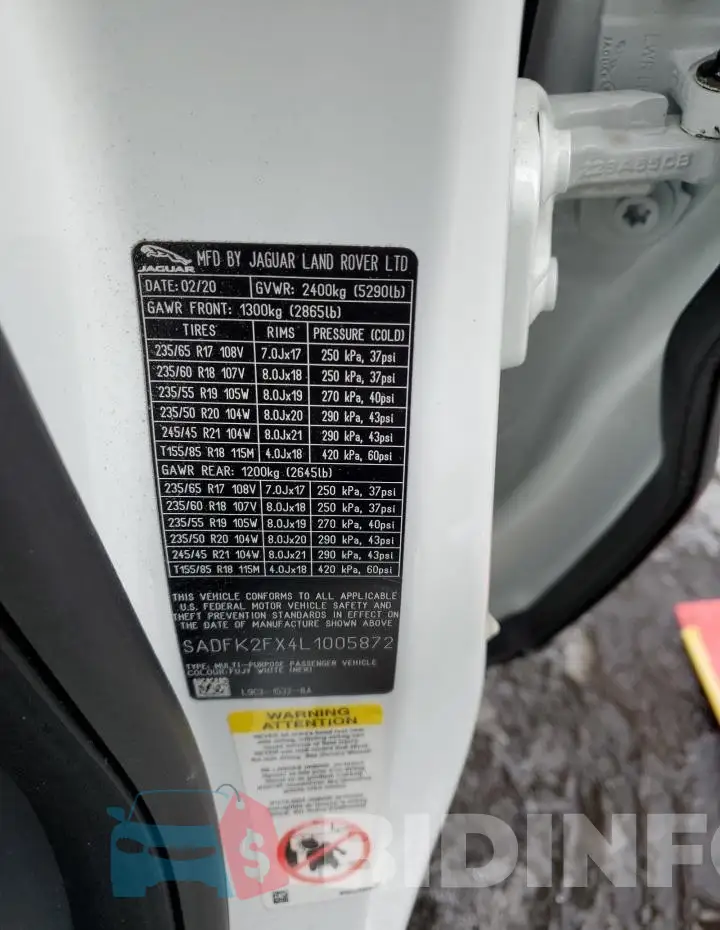 SADFK2FX4L1005872 Photo# 12