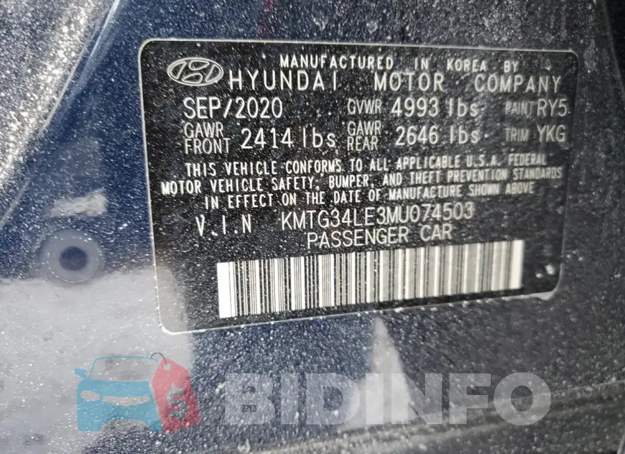 KMTG34LE3MU074503 Photo# 12