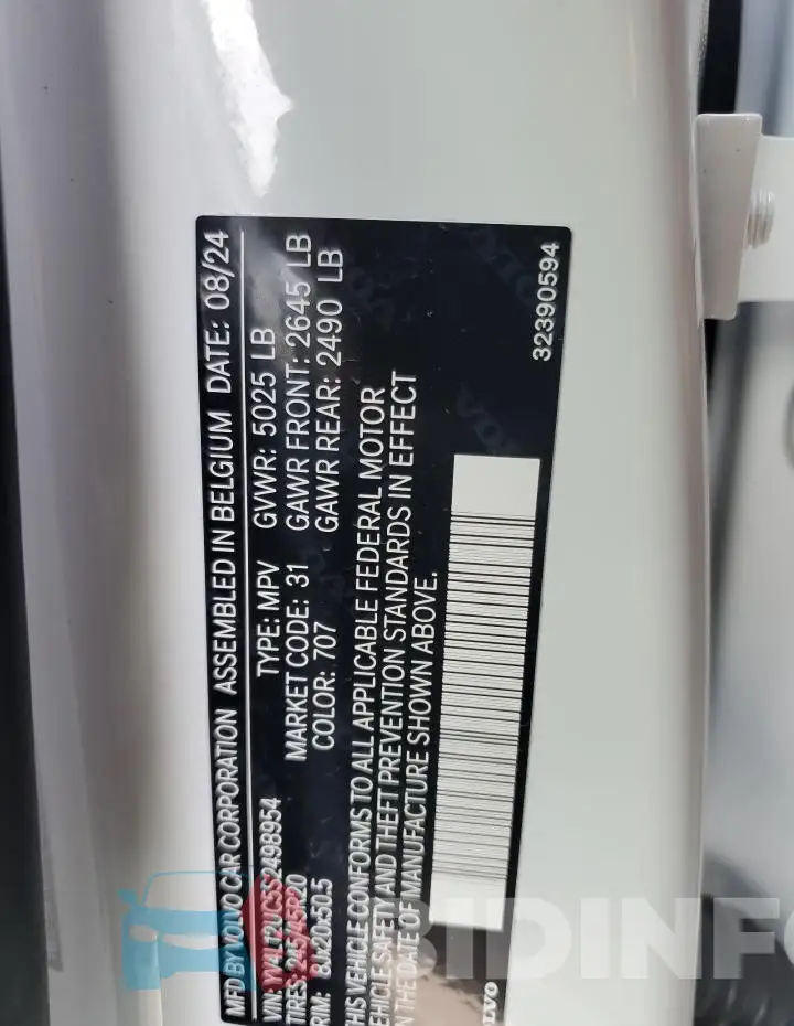 YV4L12UC5S2498954 Photo# 12
