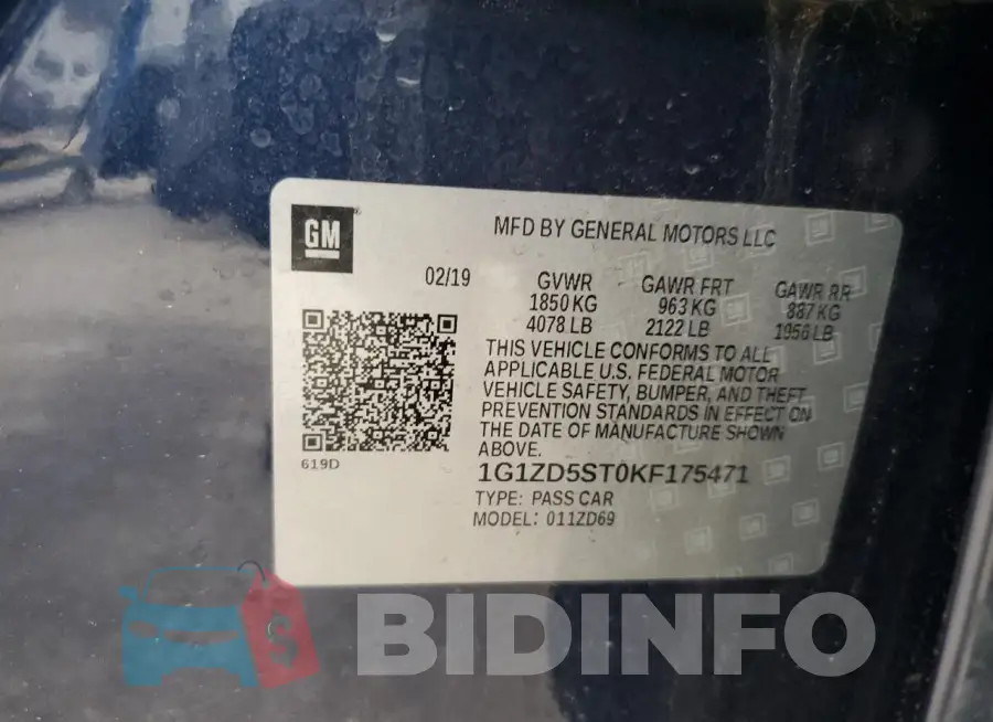 1G1ZD5ST0KF175471 Photo# 13